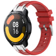 For Xiaomi Watch S1 Active 22mm Quick Release Silver Buckle Royal Silicone Watch Band(Red) - free shipping - PMC TechLife - Order now!