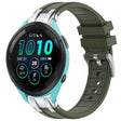 For Garmin Forerunner 265 22mm Quick Release Silver Buckle Royal Silicone Watch Band(Olive Green) - free shipping - PMC TechLife - Order now!