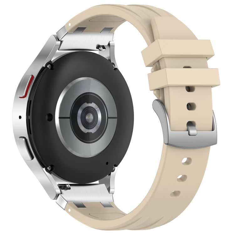 For Garmin Forerunner 265 22mm Quick Release Silver Buckle Royal Silicone Watch Band(Starlight)