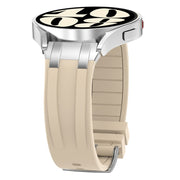 For Garmin Forerunner 265 22mm Quick Release Silver Buckle Royal Silicone Watch Band(Starlight)