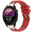 For Garmin Forerunner 255 22mm Quick Release Silver Buckle Royal Silicone Watch Band(Red) - free shipping - PMC TechLife - Order now!