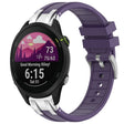For Garmin Forerunner 255 22mm Quick Release Silver Buckle Royal Silicone Watch Band(Purple) - free shipping - PMC TechLife - Order now!