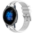 For Garmin Venu 2 22mm Quick Release Silver Buckle Royal Silicone Watch Band(White) - free shipping - PMC TechLife - Order now!