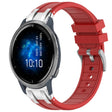 For Garmin Venu 2 22mm Quick Release Silver Buckle Royal Silicone Watch Band(Red) - free shipping - PMC TechLife - Order now!
