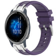 For Garmin Venu 2 22mm Quick Release Silver Buckle Royal Silicone Watch Band(Purple) - free shipping - PMC TechLife - Order now!