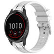 For Garmin Vivoactive 4 22mm Quick Release Silver Buckle Royal Silicone Watch Band(White) - free shipping - PMC TechLife - Order now!