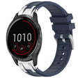 For Garmin Vivoactive 4 22mm Quick Release Silver Buckle Royal Silicone Watch Band(Navy Blue) - free shipping - PMC TechLife - Order now!