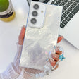 For Samsung Galaxy S25 5G Plating Glitter Texture Chain Wristband TPU Phone Case with Lens Film(White Tinfoil Texture) - Galaxy S25 5G Cases by PMC Jewellery | Online Shopping South Africa | PMC Jewellery | Buy Now Pay Later Mobicred