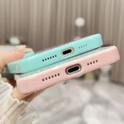 For iPhone 16 Pro Color Butterfly Glitter Epoxy TPU Phone Case(Pink)