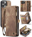 For iPhone 16 Pro Max CaseMe 008 Detachable Multifunctional Leather Phone Case(Brown) - iPhone 16 Pro Max Cases by CaseMe | Online Shopping South Africa | PMC TechLife | Buy Now Pay Later Mobicred