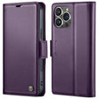 For iPhone 16 Pro Max CaseMe 023 Butterfly Buckle Litchi Texture RFID Anti-theft Leather Phone Case(Purple) - iPhone 16 Pro Max Cases by CaseMe | Online Shopping South Africa | PMC TechLife | Buy Now Pay Later Mobicred