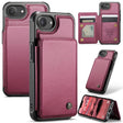 For iPhone 16e CaseMe C22 Card Slots Holder RFID Anti-theft Phone Case(Red) - free shipping - PMc TechLife - Order now!