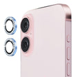 For iPhone 16 / 16 Plus ENKAY AR Anti-reflection Individual Diamond Ring Camera Lens Glass Full Film(Sierra Blue) - iPhone 16 Plus Tempered Glass by ENKAY | Online Shopping South Africa | PMC TechLife | Buy Now Pay Later Mobicred