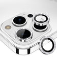 For iPhone 16 Pro / 16 Pro Max ENKAY AR Anti-reflection Individual Diamond Ring Camera Lens Glass Full Film(Silver) - iPhone 16 Pro Max Tempered Glass by ENKAY | Online Shopping South Africa | PMC TechLife | Buy Now Pay Later Mobicred