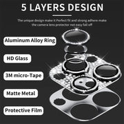 For iPhone 16 / 16 Plus ENKAY Hat-Prince Blink Diamond Camera Lens Aluminium Alloy Tempered Glass Film(Black)