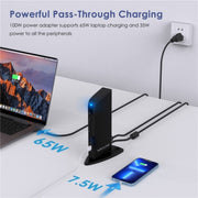 WAVLINK UG39PD1 13 in 1 Type-C Triple Monitors 4K HD Docking Station, Plug:AU Plug
