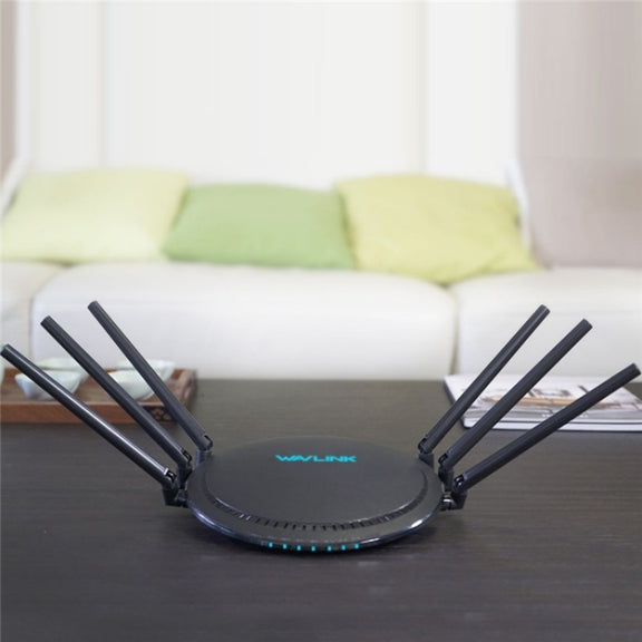 WAVLINK WN531A6 Dual Band Wireless Repeater AC2100 Gigabit Ethernet Port WiFi Router, Plug:EU Plug