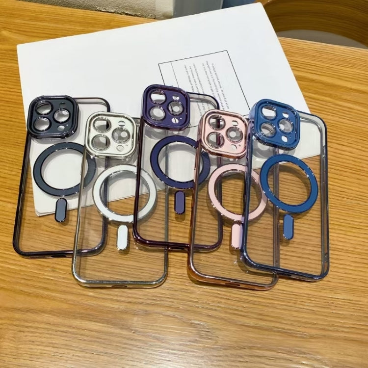 For iPhone 16 Imitation Original Magsafe TPU Phone Case(Purple)