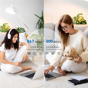 WAVLINK WN530HG3 AC1200 Dual Band AP Router 1000Mbps WAN / LAN Ethernet Port, Plug:US Plug