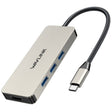 WAVLINK UHP3416 7-in-1 PD100W Charging SD / TF Card Reader 4K HD Type-C Docking Station(Silver) - free shipping - PMC TechLife - Order now!