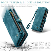 For Google Pixel 9 Pro XL CaseMe 008 Detachable Multifunctional Leather Phone Case(Blue)