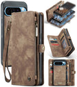 For Google Pixel 9 Pro XL CaseMe 008 Detachable Multifunctional Leather Phone Case(Brown) - free shipping - PMC Jewellery - Order now!