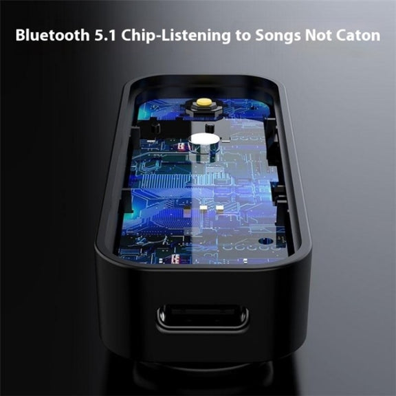 B28 2-In-1 Audio Adapter AUX Connector Bluetooth 5.1 Transmitter Receiver