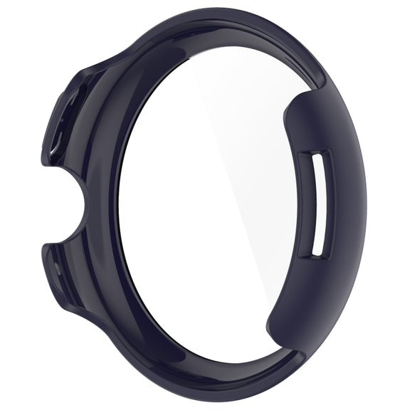 For Google Pixel Watch 3 41mm PC + Tempered Film Integrated Watch Protective Case(Midnight Blue)