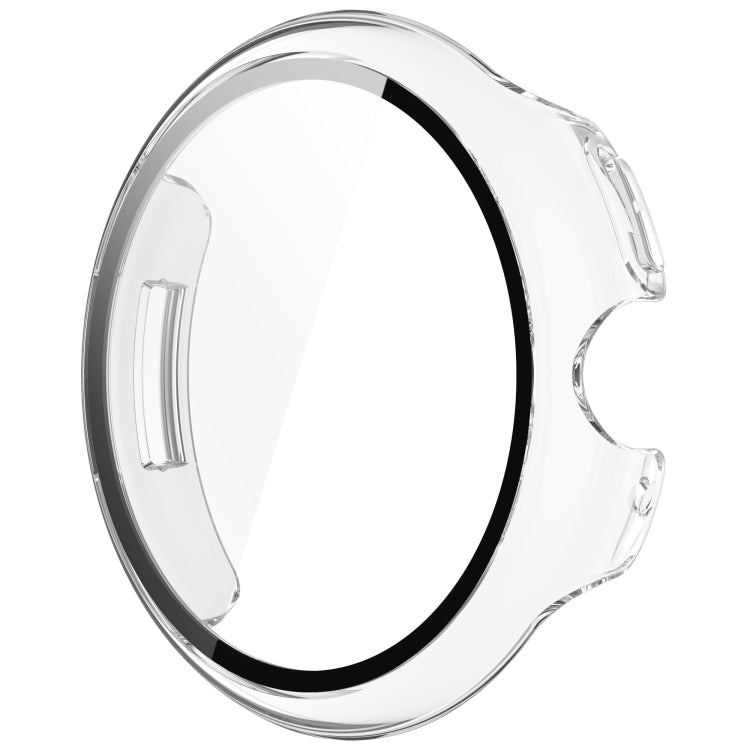 For Google Pixel Watch 3 41mm PC + Tempered Film Integrated Watch Protective Case(Transparent)