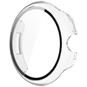For Google Pixel Watch 3 41mm PC + Tempered Film Integrated Watch Protective Case(Transparent)