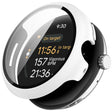 For Google Pixel Watch 3 41mm PC + Tempered Film Integrated Watch Protective Case(White) - Watch Cases by PMC TechLife | Online Shopping South Africa | PMC TechLife | Buy Now Pay Later Mobicred