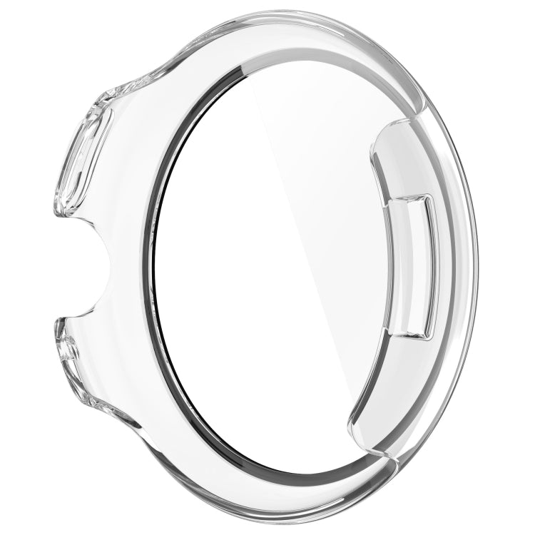 For Google Pixel Watch 3 45mm PC + Tempered Film Integrated Watch Protective Case(Transparent)