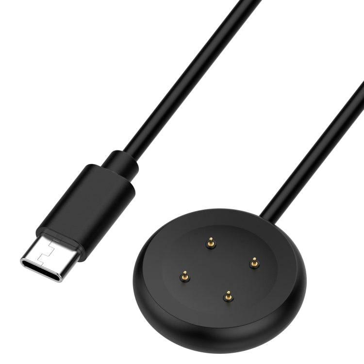 For Google Pixel Watch 3 41 / 45mm USB-C / Type-C Interface Smart Watch Charging Cable, Length: 1m(Black)