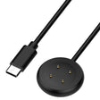 For Google Pixel Watch 3 41 / 45mm USB-C / Type-C Interface Smart Watch Charging Cable, Length: 1m(Black) - Other by PMC TechLife | Online Shopping South Africa | PMC TechLife | Buy Now Pay Later Mobicred