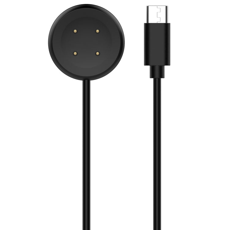 For Google Pixel Watch 3 41 / 45mm USB-C / Type-C Interface Smart Watch Charging Cable, Length: 1m(Black)