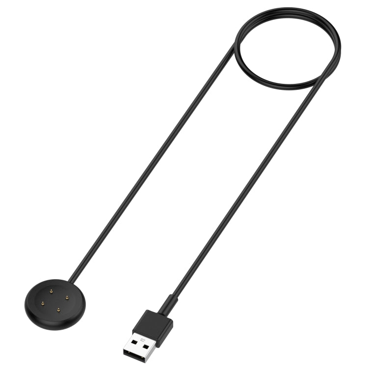 For Google Pixel Watch 3 41 / 45mm USB Interface Smart Watch Charging Cable, Length: 1m(Black)