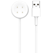 For Google Pixel Watch 3 41 / 45mm USB Interface Smart Watch Charging Cable, Length: 1m(White)