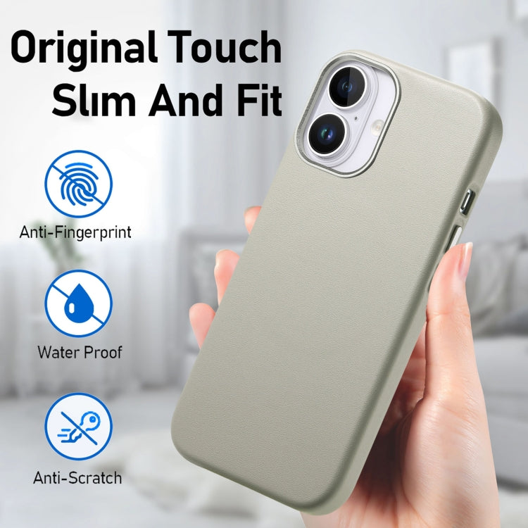 For iPhone 16 Pro Max Electroplated Metal Button Shockproof Phone Case(White)