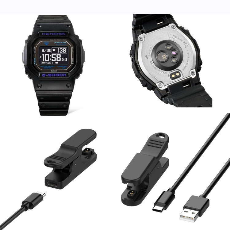 For Casio Watch G-SHOCK DW-H5600 USB Interface Smart Watch Charging Cable Charging Clip