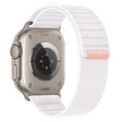 For Apple Watch Ultra 2 49mm Sea Wave Nylon Hook and Loop Fastener Watch Band(White) - Watch Bands by PMC TechLife | Online Shopping South Africa | PMC TechLife | Buy Now Pay Later Mobicred