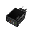 120W 3 PD Type-C Dual USB Multi Port Charger for Mobile Phones, EU Plug(Black) - USB Charger by PMC TechLife | Online Shopping South Africa | PMC TechLife | Buy Now Pay Later Mobicred