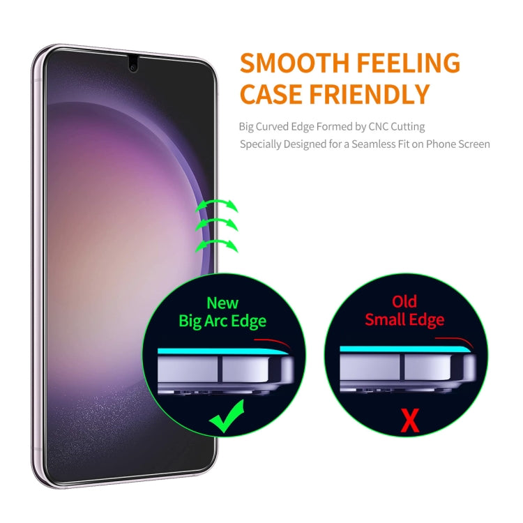 For Samsung Galaxy S24+ 5G ENKAY Hat-Prince Honeycomb MagSafe Shockproof Phone Case with 0.18mm Film(Grey)