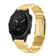 For Garmin MARQ Golfer Tortoise Shell 22mm Stainless Steel Watch Band(Gold) - free shipping - PMC TechLife - Order now!