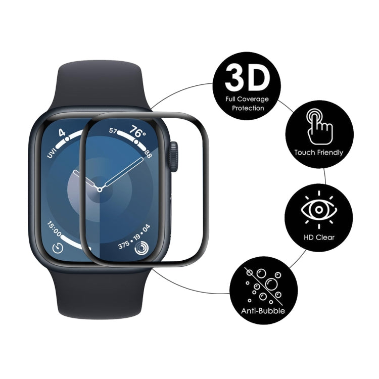 For Apple Watch Series 10 46mm ENKAY 3D Full Coverage Soft PC Edge PMMA HD Screen Film