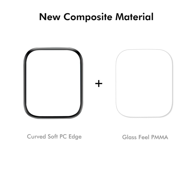 For Apple Watch Series 10 46mm ENKAY 3D Full Coverage Soft PC Edge PMMA HD Screen Film