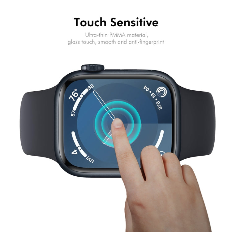 For Apple Watch Series 10 46mm ENKAY 3D Full Coverage Soft PC Edge PMMA HD Screen Film