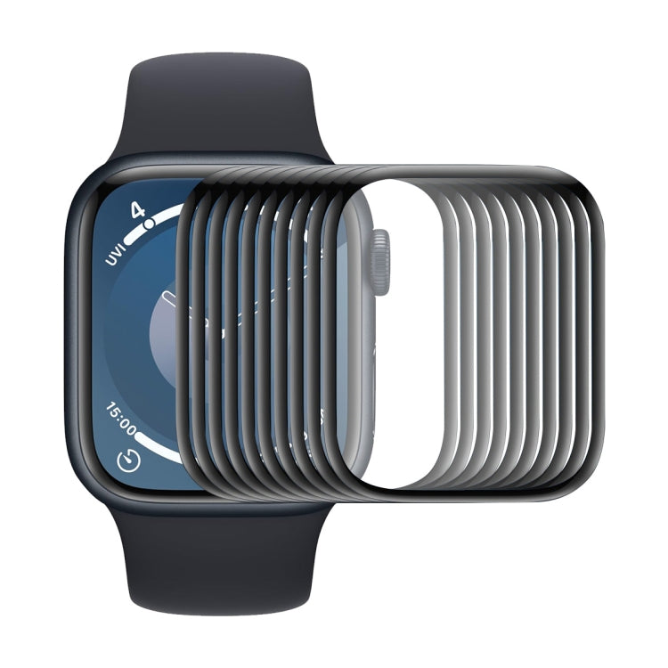 For Apple Watch Series 10 42mm 10pcs ENKAY 3D Full Coverage Soft PC Edge PMMA HD Screen Film