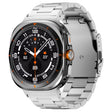For Samsung Galaxy Watch Ultra 47mm Three Beads Titanium Alloy Metal Watch Band(Silver) - free shipping - PMC TechLife - Order now!