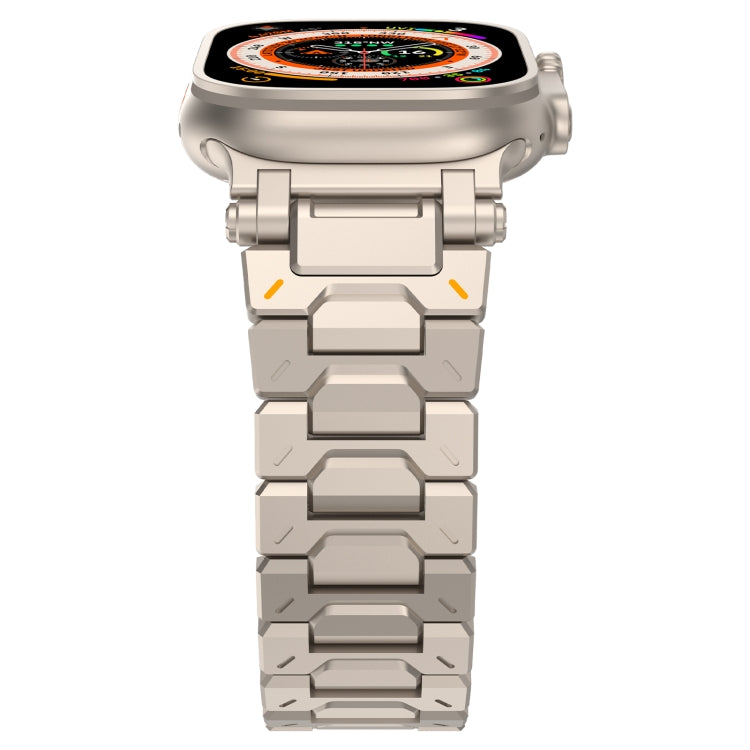 For Apple Watch Series 9 45mm Pathfinder Stainless Steel Metal Watch Band(Titanium Color)