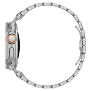 For Apple Watch Series 7 45mm Pathfinder Stainless Steel Metal Watch Band(Silver)